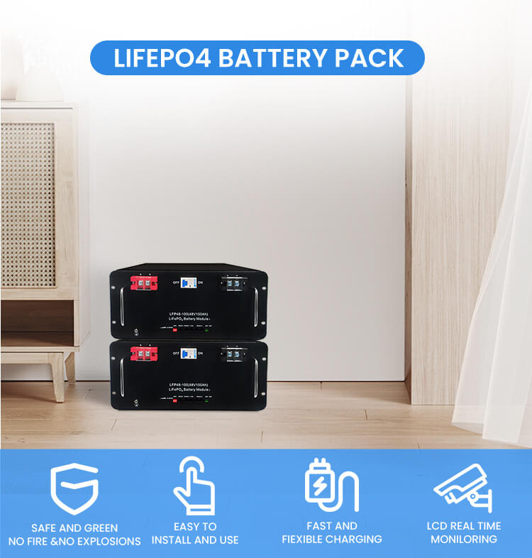 48V 100AH LiFePO4 Battery Pack