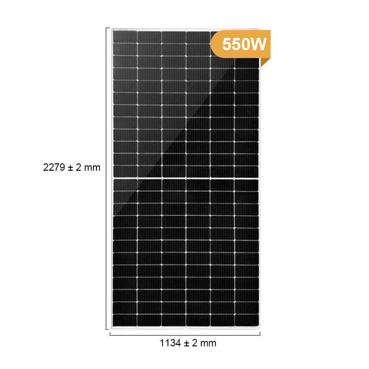 Монокристаллическая солнечная панель высокой эффективности 550 Вт