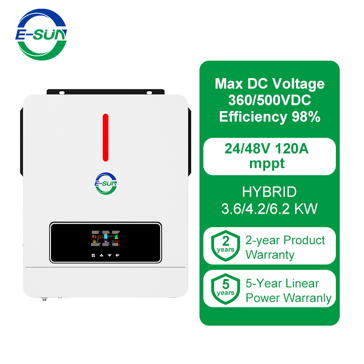 6.2KW ON/Off Grid Hybrid Solar Inverter